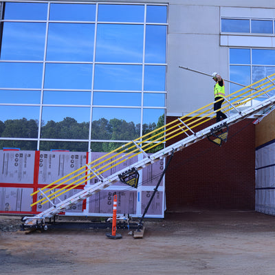 Tie Down Super Steps 30 in. Wide Portable Stair Full Kit, 3 Modules with Pallet - 72918