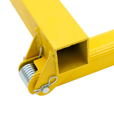 Tie Down Step-N-Safe Ladder Walk-Thru Self-Closing Gate Assembly, Yellow - 72941
