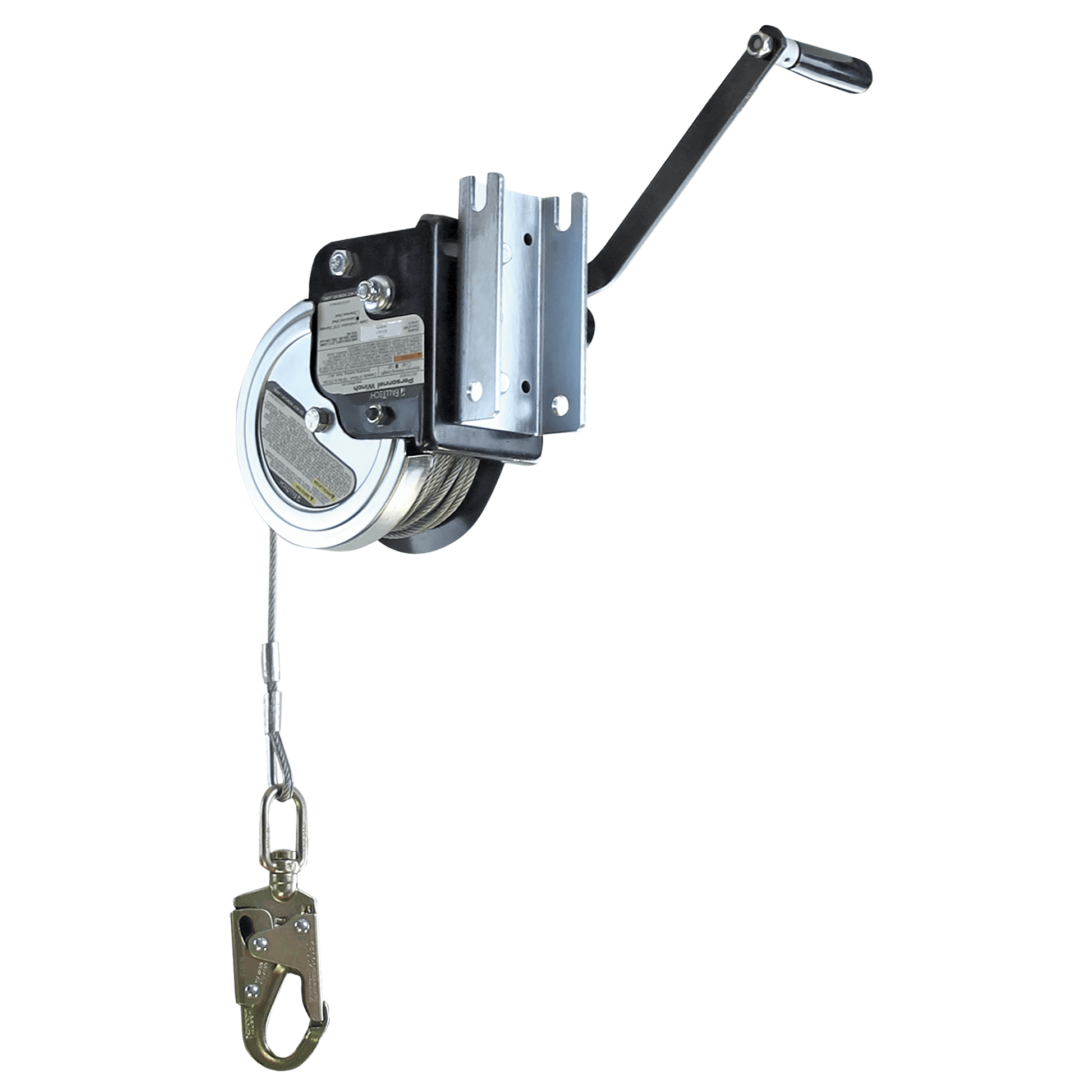 FallTech 120' Personnel Winch for Tripods and Davits with Galvanized Steel Cable - 7298