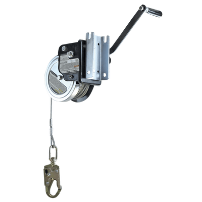 FallTech 60' Personnel Winch for Tripods and Davits with Stainless Steel Cable - 7297S