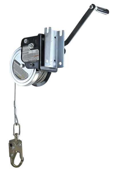 FallTech 60' Personnel Winch for Tripods and Davits with Stainless Steel Cable - 7297S