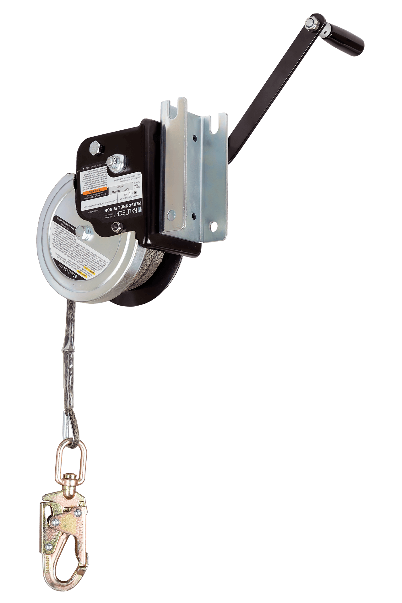 FallTech 60' Personnel Winch for Tripods and Davits with Technora Rope - 7297T
