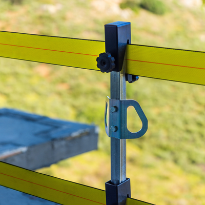 Tie Down WebRail 60 ft Kit, Portable Fall Arrest and Tensioned Guardrail System - 73073
