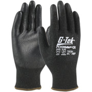 G-Tek PosiGrip Seamless Knit Polykor Blended Glove w/Polyurethane Coated Flat Grip on Palm & Fingers - DISCONTINUED - Black - 1/DZ - 730TBU