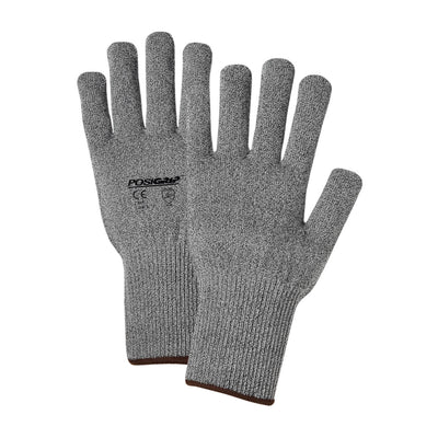 PosiGrip Cut Resistant Gloves Seamless Knit HPPE Blended Glove - Light Weight - Gray - 1/DZ - 730T