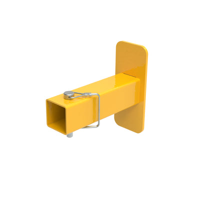 Tie Down Trench Ladder Foot, 6-8 in., Yellow - 73138-2W