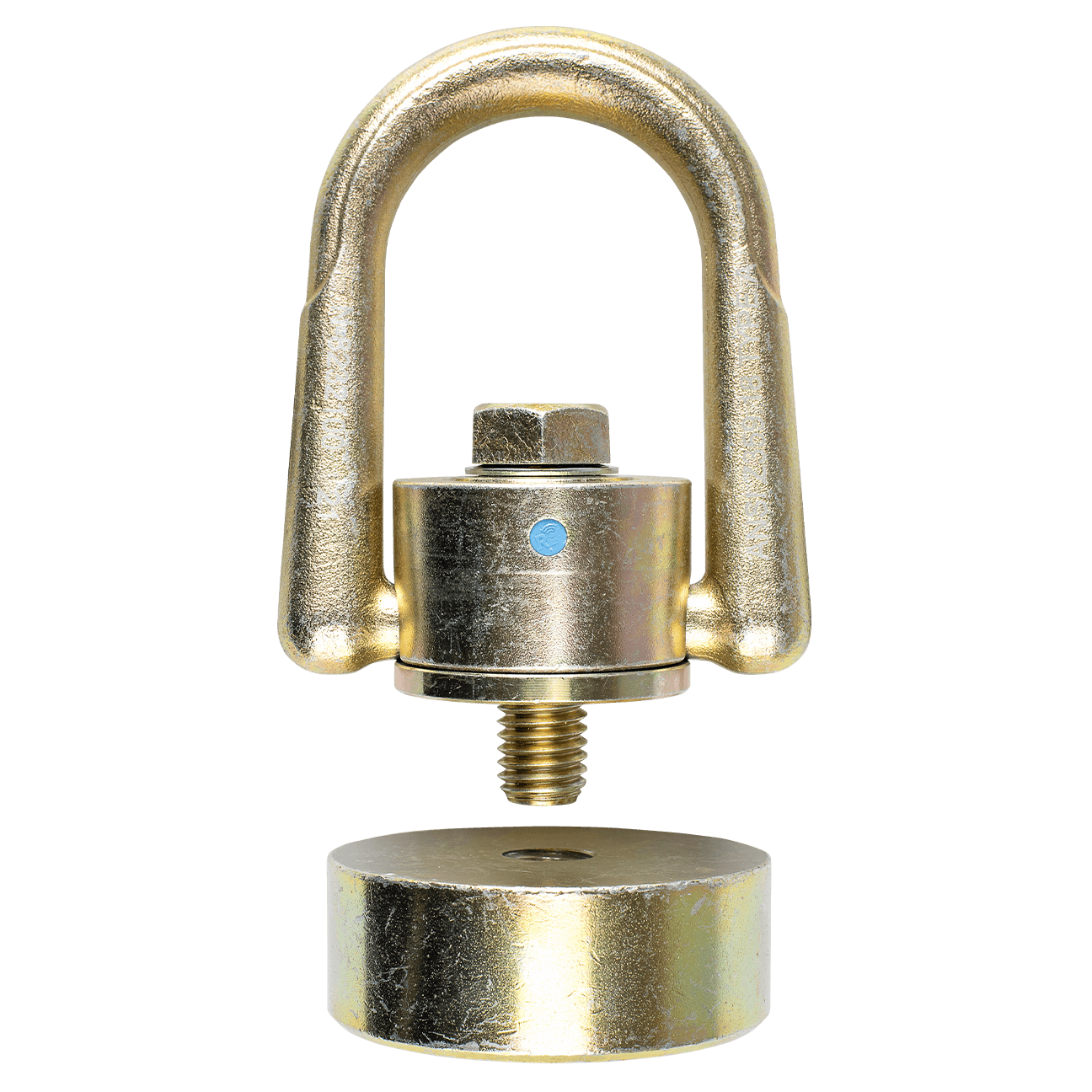FallTech Rotating Weld-on D-Ring Anchor w/Puck + Bolt - 10k - 7393BW