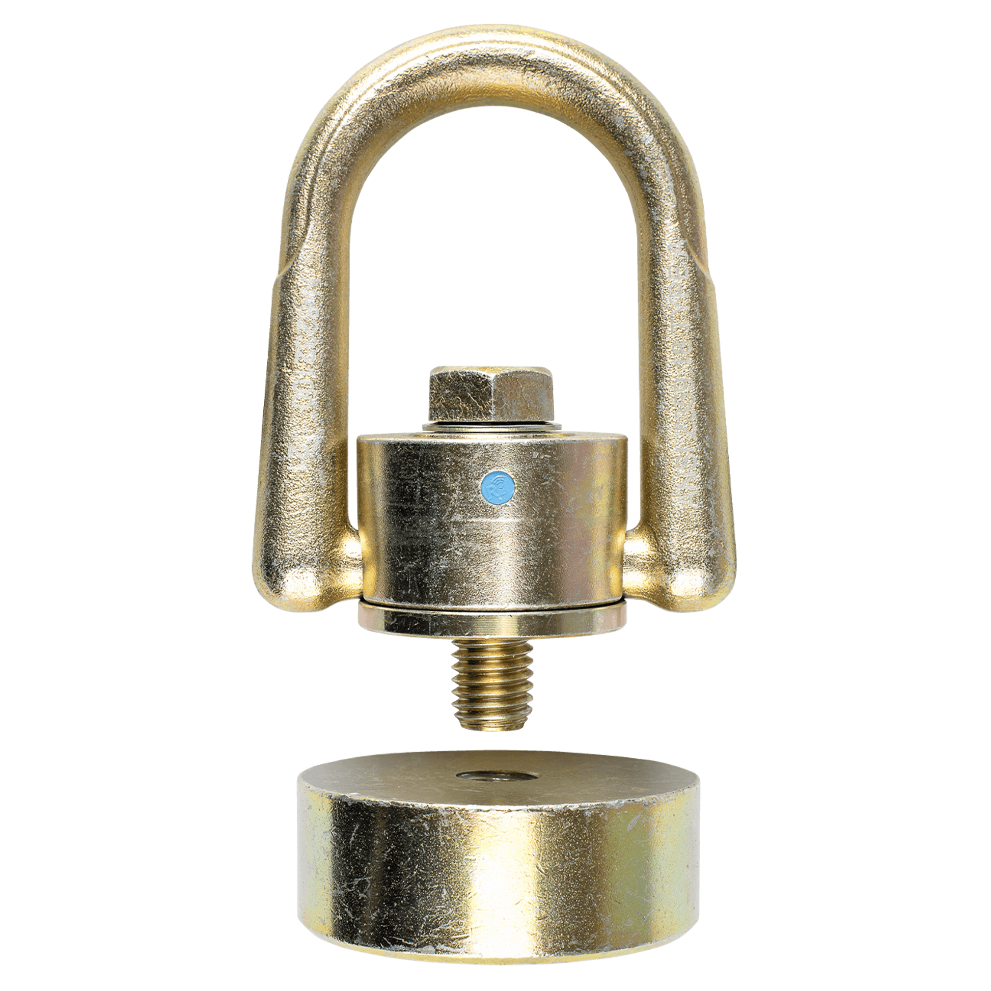 FallTech Rotating Weld-on D-Ring Anchor w/Puck + Bolt - 10k - 7393BW