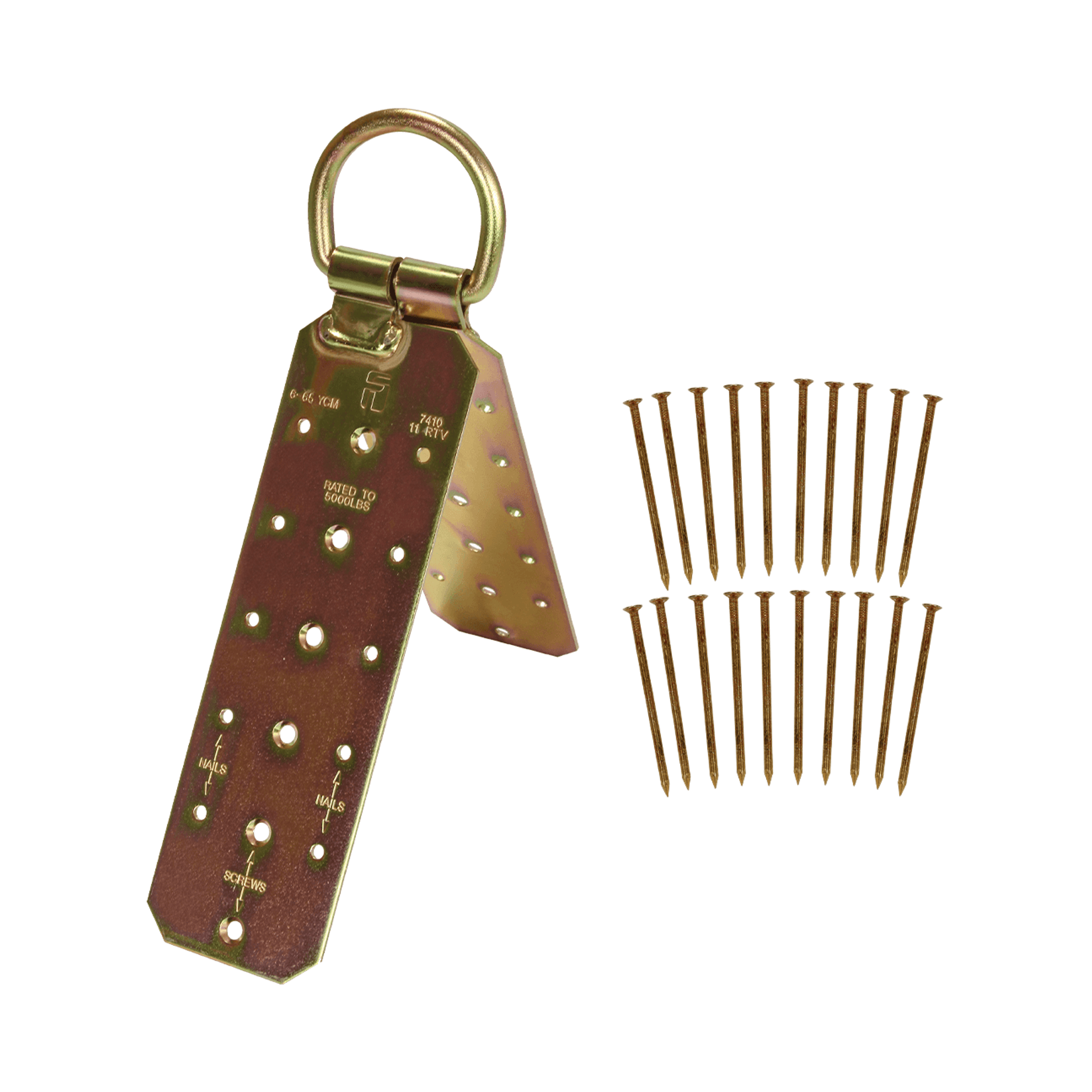 FallTech Hinged Reusable Wood Roof Anchor - 7410