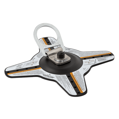 FallTech 360° Rotating D-Ring Roof Anchor w/Fastners - 7420