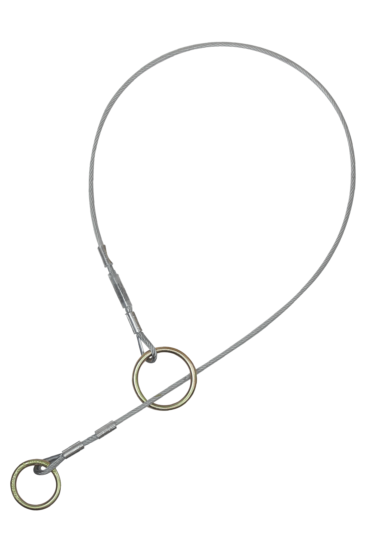 FallTech 4' Cable Pass-through Sling Anchor with Galvanized Steel Cable - 7437