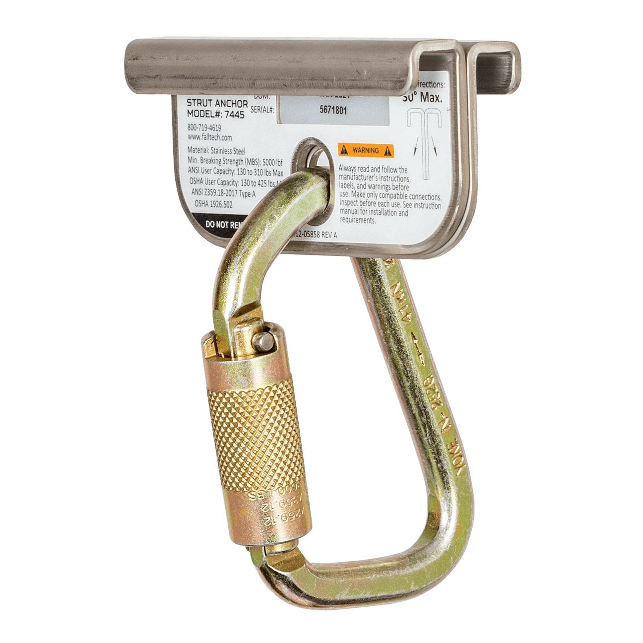 FallTech Stainless Steel Strut Anchor - 7445