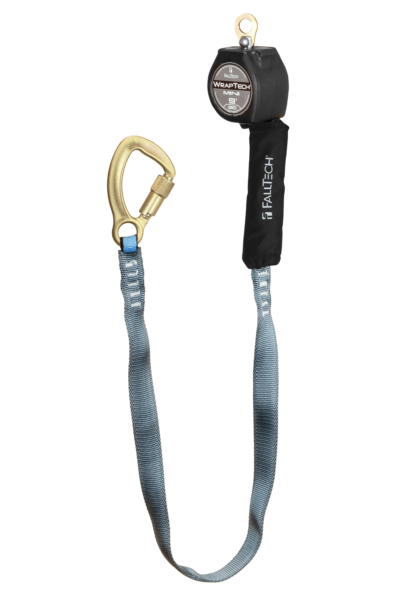 FallTech 9' WrapTech Mini Personal SRL with Steel 5k Carabiner - 74709SA8
