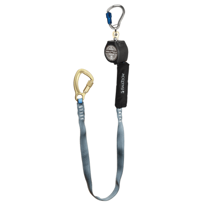 FallTech 9' WrapTech Mini Personal SRL with Steel 5k Carabiner Includes Aluminum Dorsal Connecting Carabiner - 74709SG8