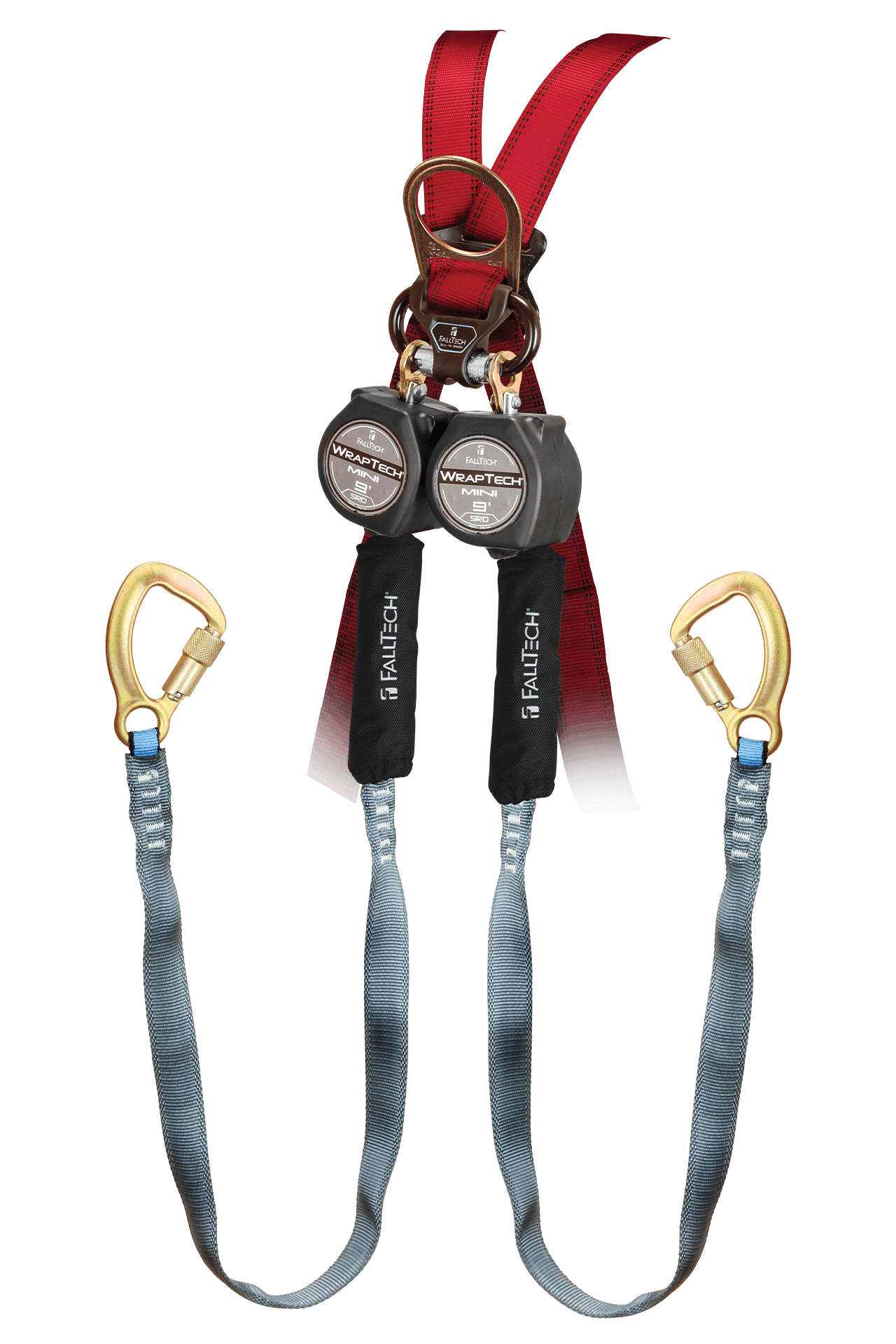 FallTech 9' WrapTech Mini Personal SRL with Steel 5k Carabiners - 74709TB8