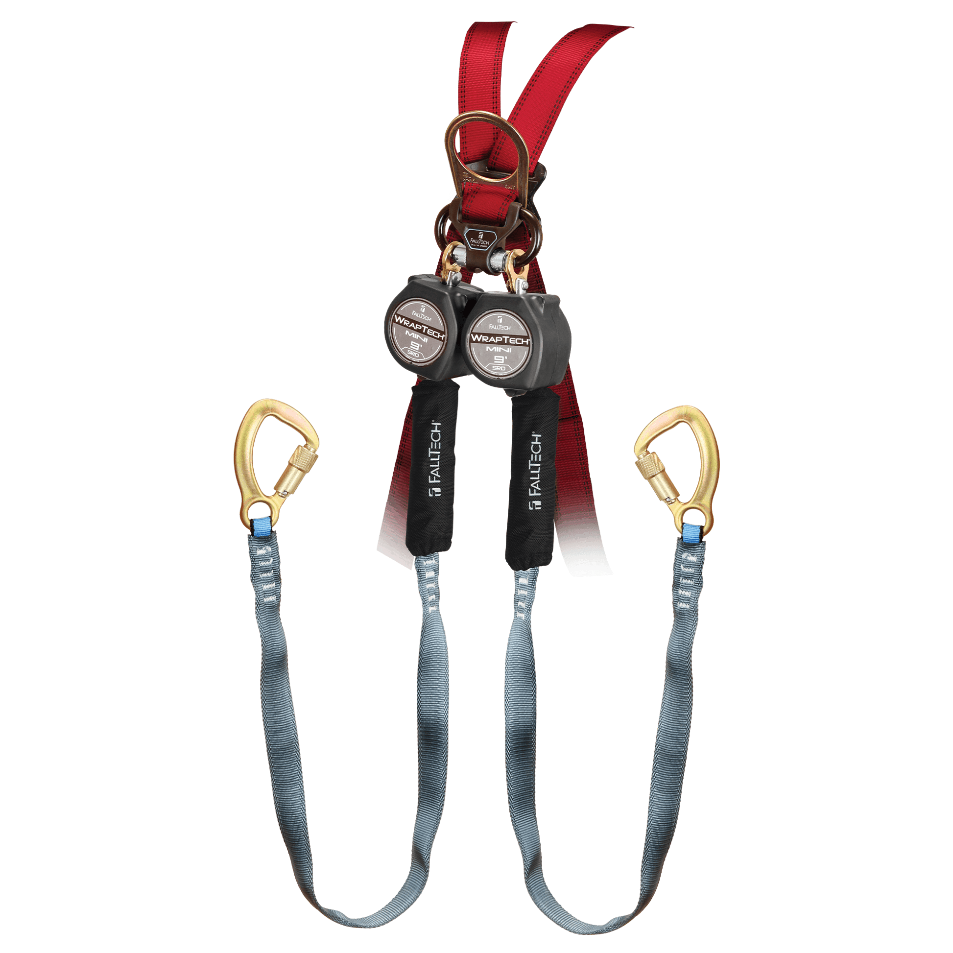FallTech 9' WrapTech Mini Personal SRL with Steel 5k Carabiners - 74709TB8