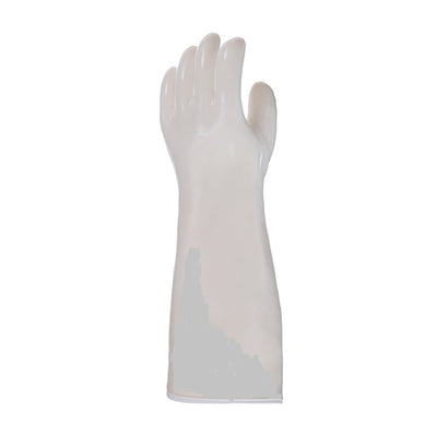 QRP Qualatherm Heat & Cold Resistant Glove w/Silicon Rubber Outer Shell Nylon Lining - 23" - White - 1/PR - 330-PIP-75G