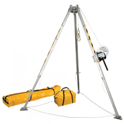FallTech 8' Confined Space Tripod System with 60' Stainless Steel Personnel Winch - 7507S