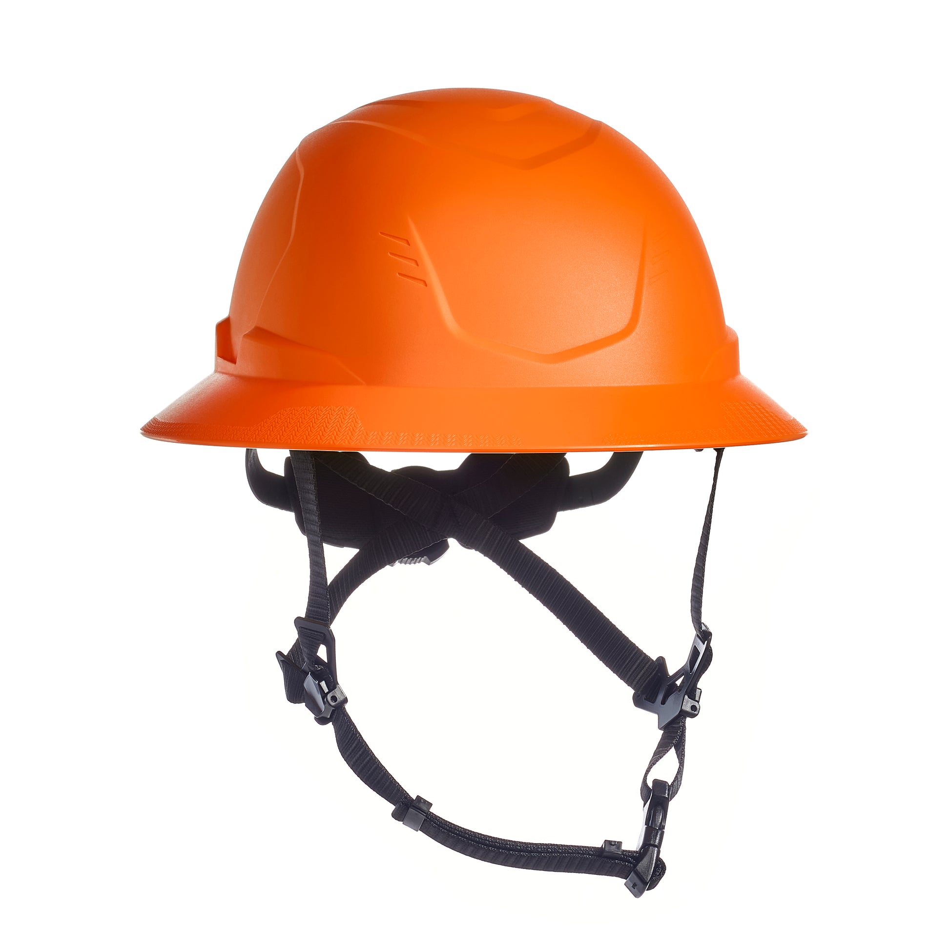 MSA V-Gard H2 Full Brim - Type II Class E Safety Helmet - Non-Vented - Orange - 10250598