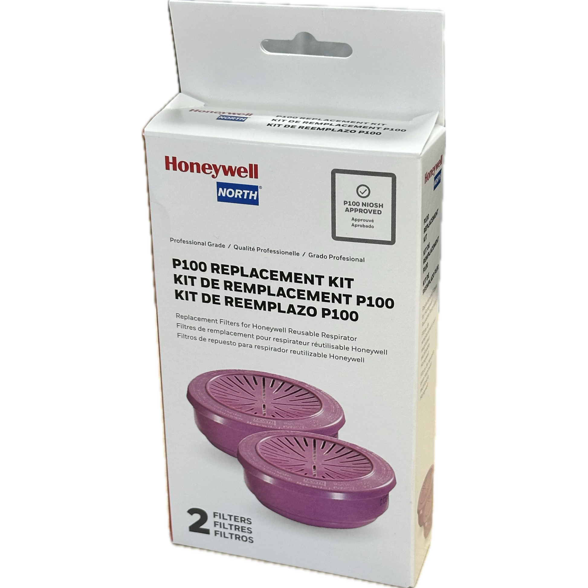 North by Honeywell P100 Particulate Filter 2/pack [7580 P100]