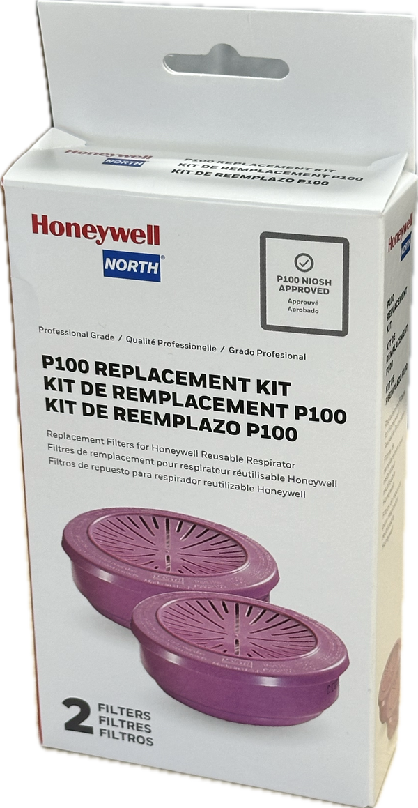 North by Honeywell P100 Particulate Filter 2/pack [7580 P100]
