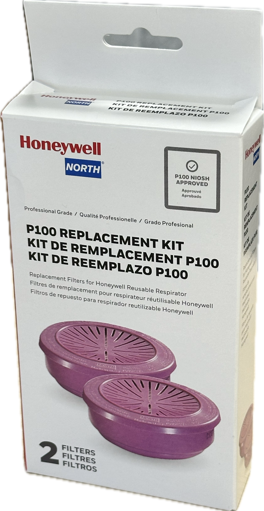 North by Honeywell P100 Particulate Filter 2/pack [7580 P100]