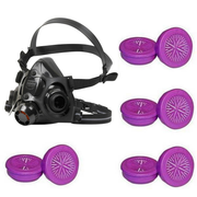 Honeywell North 7700 Half-Mask+4pr North 7580 P100 Filters (S, M, L)