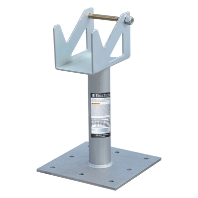 FallTech 18" Post Anchor with Rotating SRL Cradle for Concrete and Steel - 78218CSSC