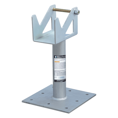 FallTech 18" Post Anchor with Rotating SRL Cradle for Concrete and Steel - 78218CSSC