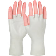 QRP Qualatex CE Fingercots Single Use Static Dissipative Latex Finger Cots - Pink - 1/CS - 7J