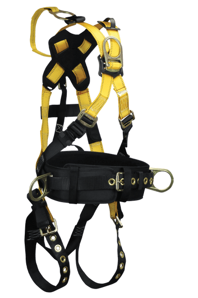 FallTech Roughneck 5D Derrick Cross-over Belted Harness - 8026
