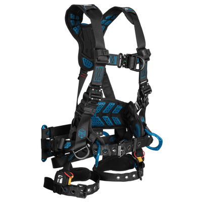 FallTech Carbon FT-One Tower Climber Harness - Tongue Buckle Leg Adjustments - Medium - 8048M
