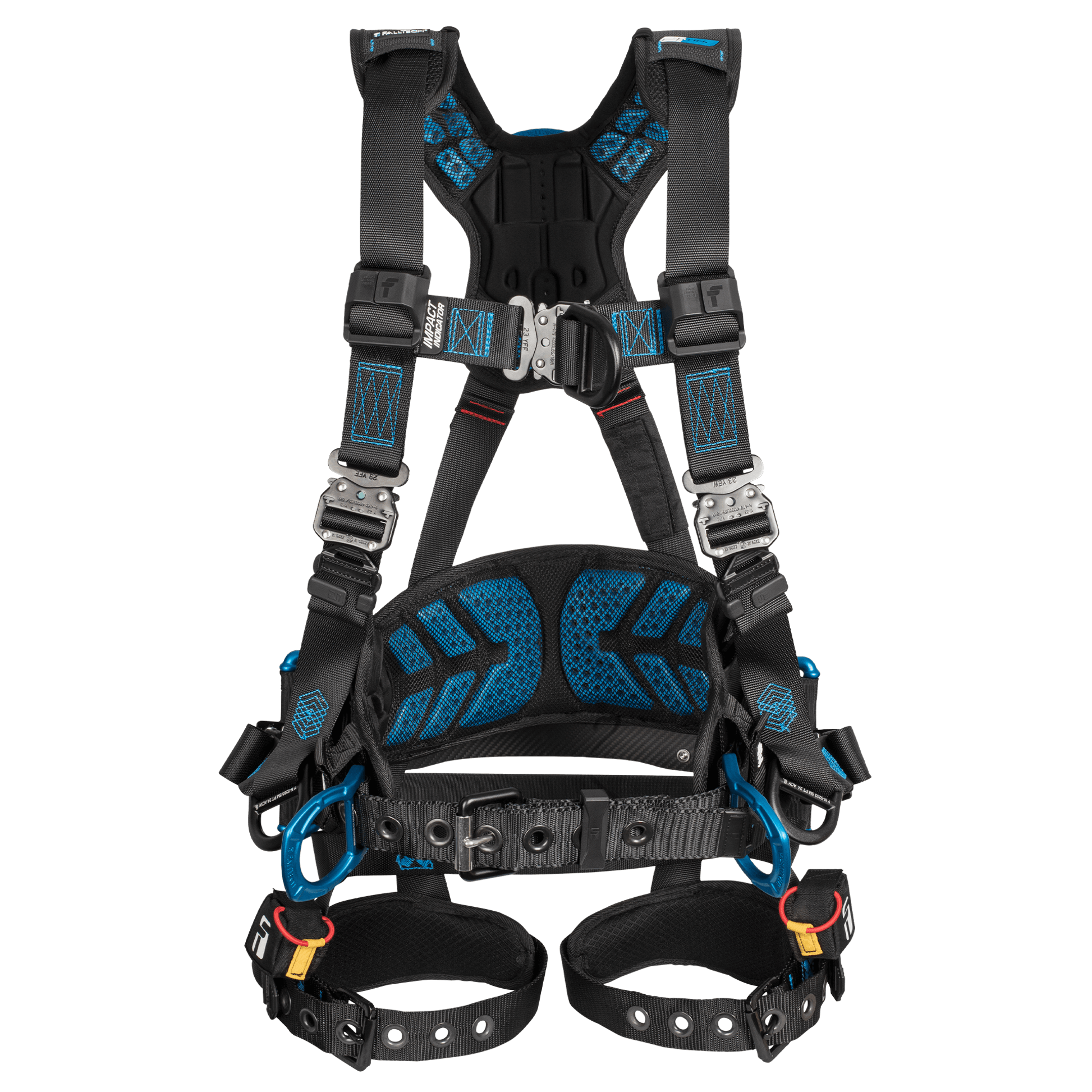 FallTech Carbon FT-One Tower Climber Harness - Tongue Buckle Leg Adjustments - 8048