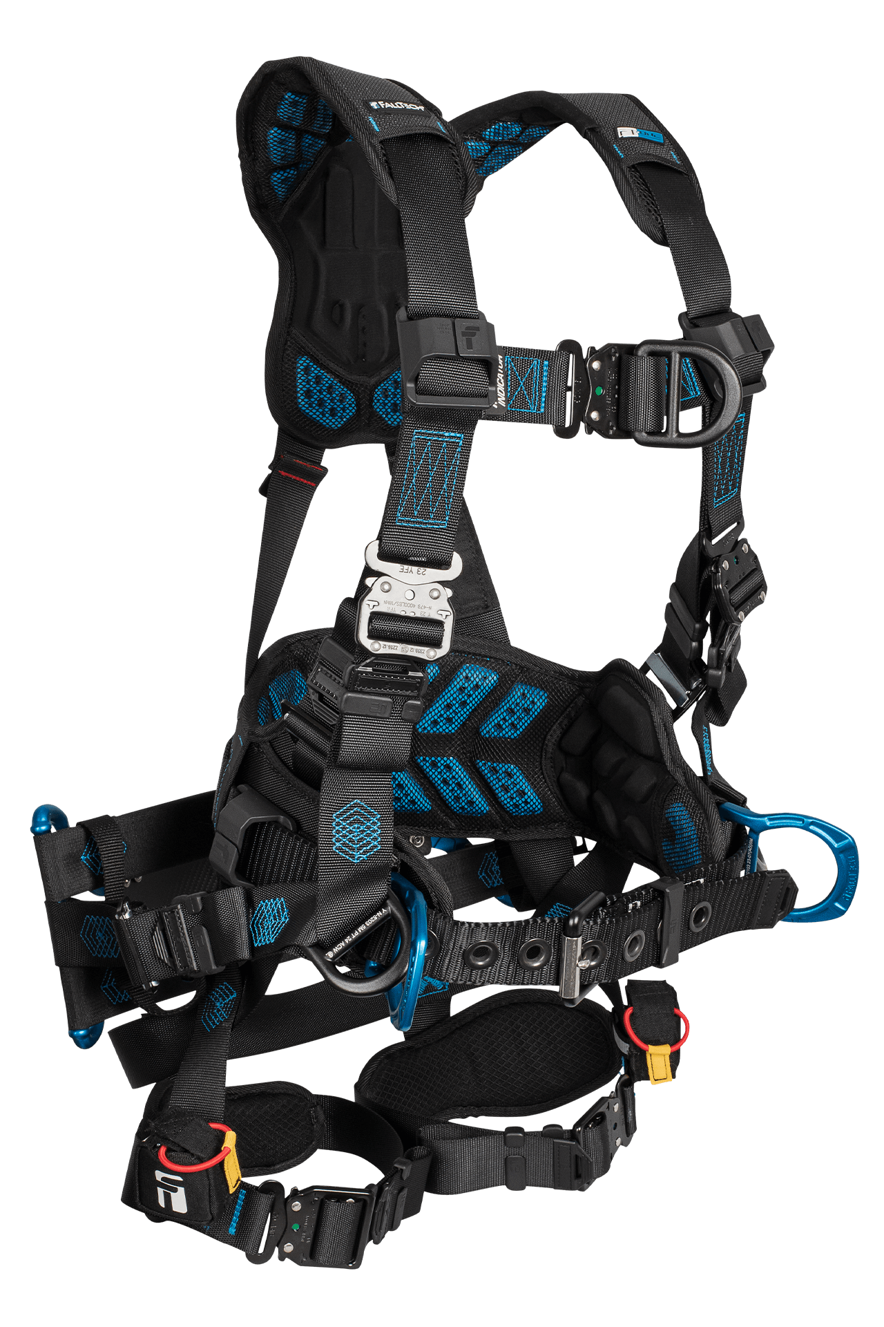 FallTech Carbon FT-One Tower Climber Harness - Quick-Connect Leg Adjustments - 2X - 8048QC2X