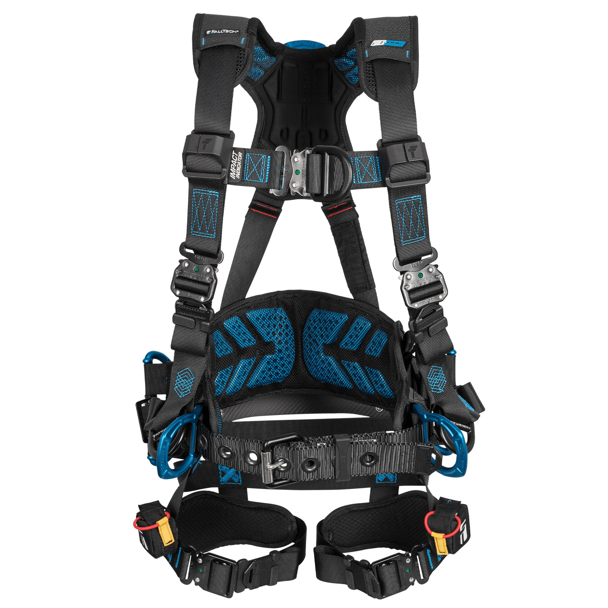 FallTech Carbon FT-One Tower Climber Harness - Quick-Connect Leg Adjustments - 8048QC