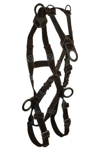 FallTech Arc Flash Nylon 4D Cross-over Climbing Harness - Universal - 8063B