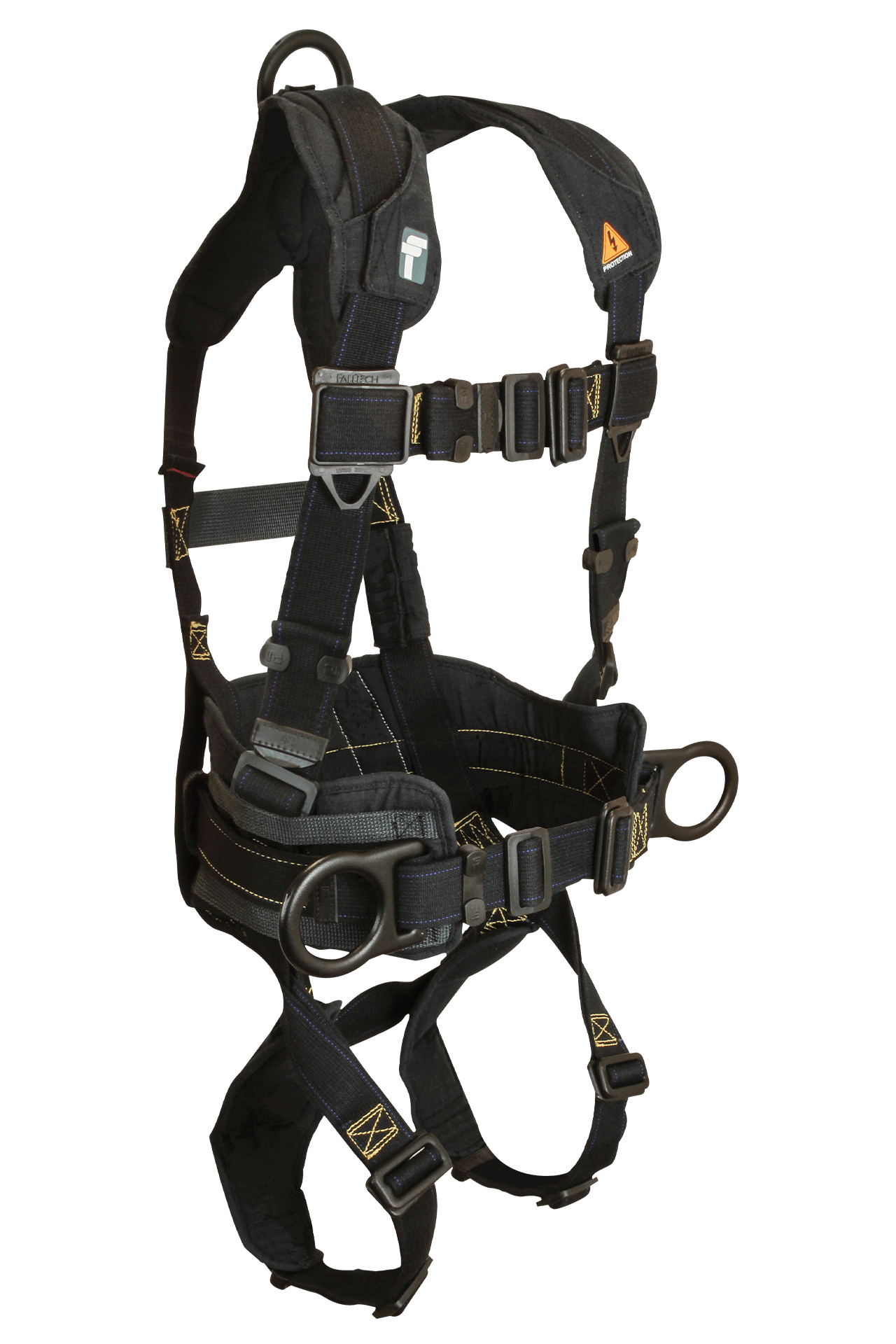 FallTech Arc Flash Nomex 3D Construction Belted Harness - Medium - 8073M