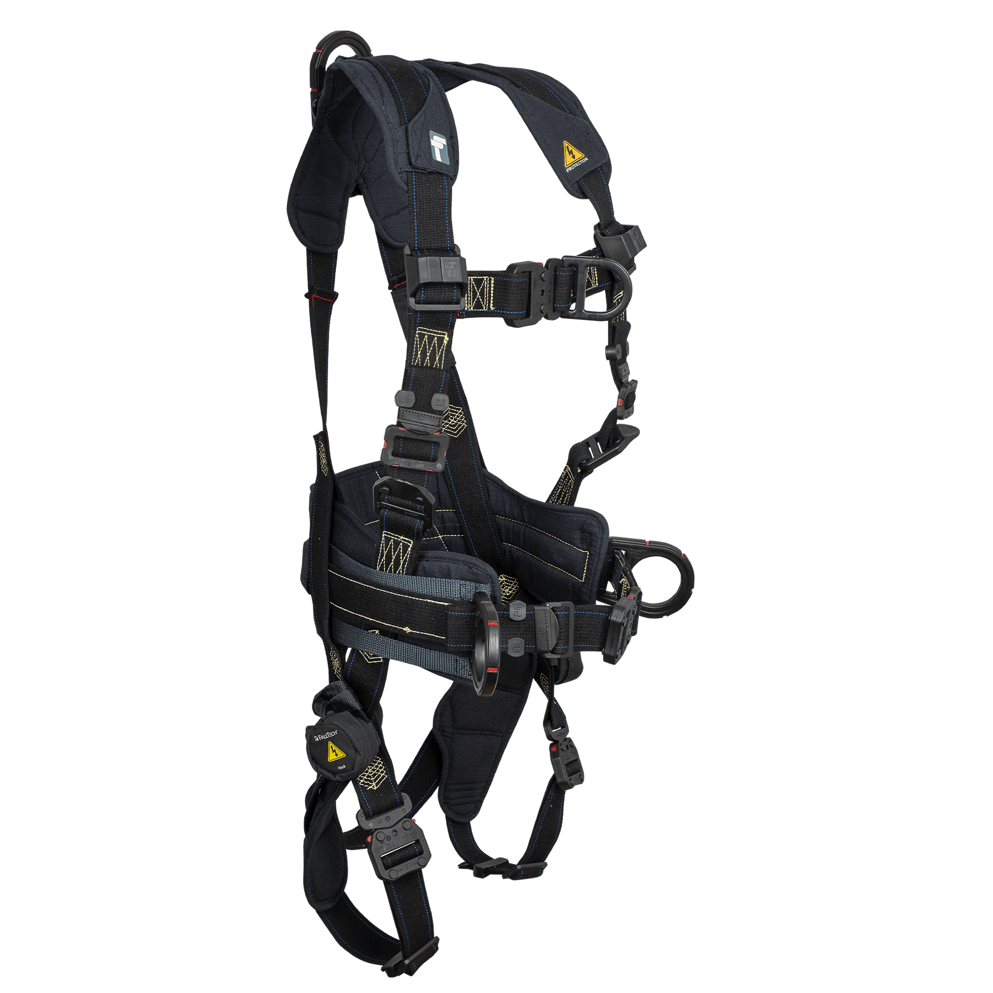 FallTech Arc Flash Nomex 4D Construction Climbing Harness - 2X - 8074FDQC2X