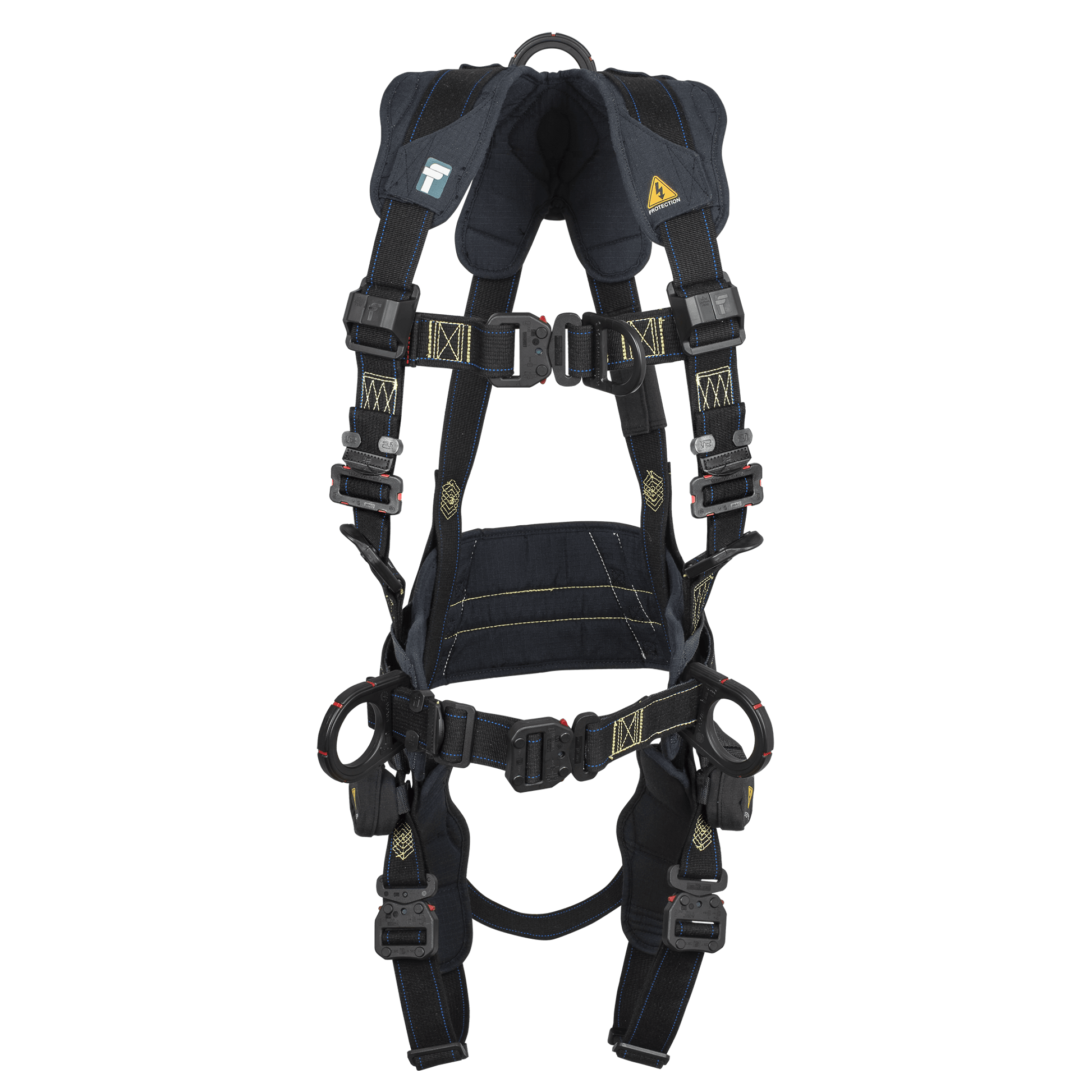 FallTech Arc Flash Nomex 4D Construction Climbing Harness - 8074FDQC