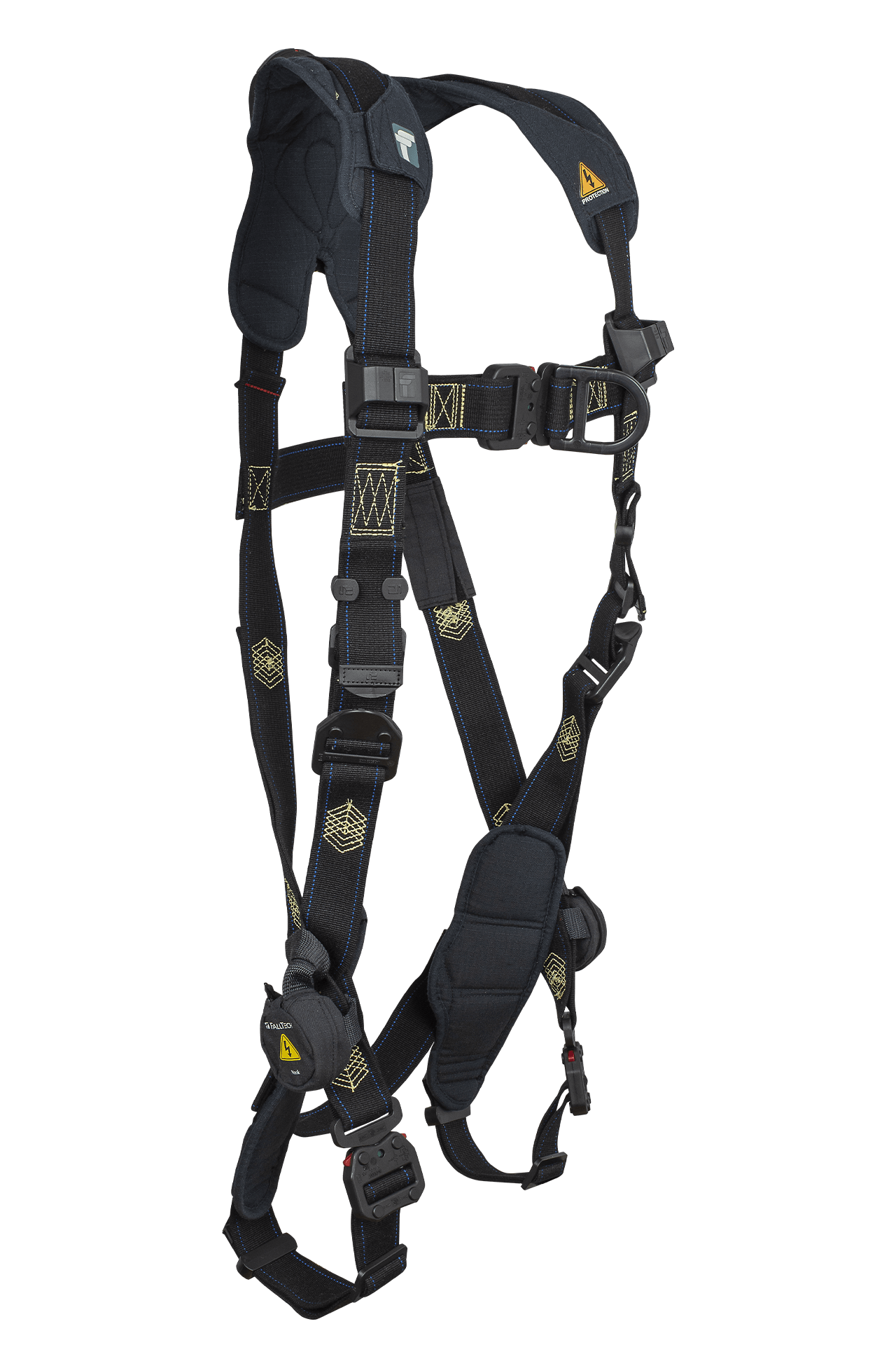 FallTech Arc Flash Nomex 2D Climbing Non-Belted Harness - Large - 8078FDQCL