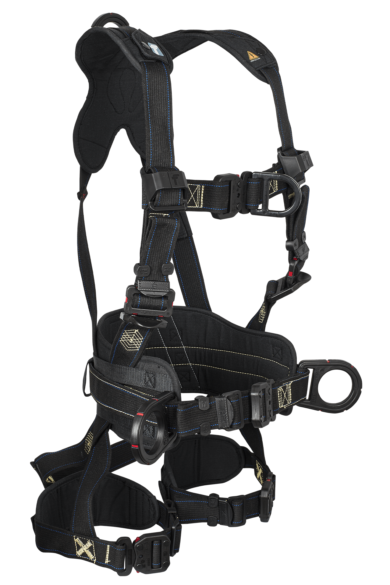 FallTech FT-Arc Flash Construction Climbing Harness - Overmolded Quick Connect Adjustments - Medium - 8079FDQCM