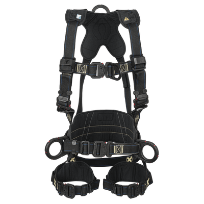 FallTech FT-Arc Flash Construction Climbing Harness - Overmolded Quick Connect Adjustments - 8079FDQC