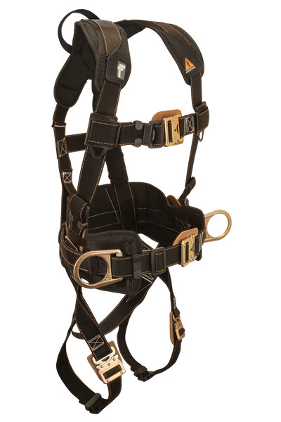 FallTech Arc Flash Construction Belted Looped Harness Quick Connect Adjustments - 8081