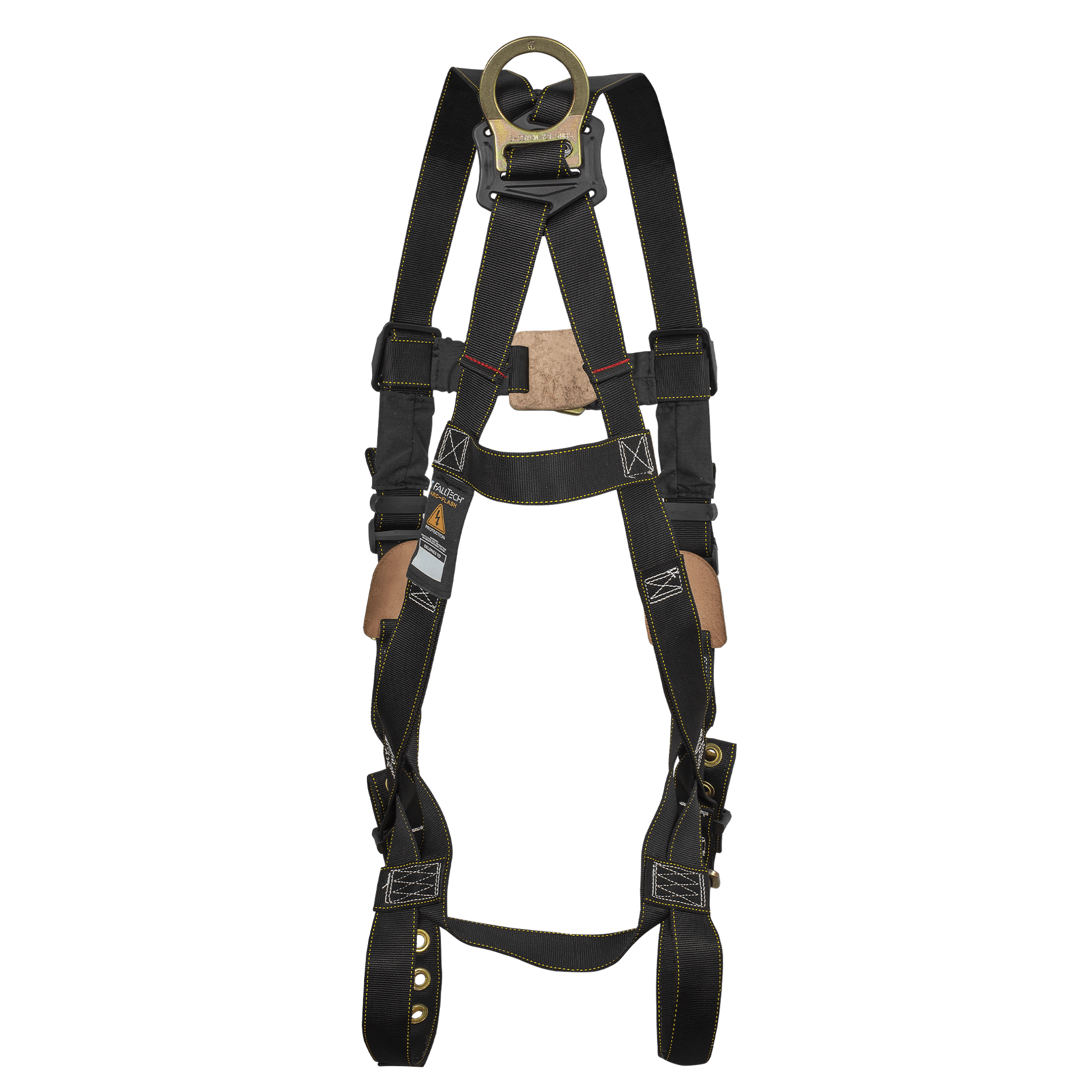 FallTech Arc Flash Nylon 2D Climbing Non-belted Harness - Tongue Buckle Leg - 8087DFD