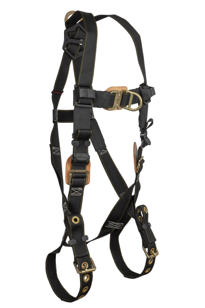 FallTech Arc Flash Nylon 2D Climbing Non-belted Harness - Tongue Buckle Leg - 8087DFD