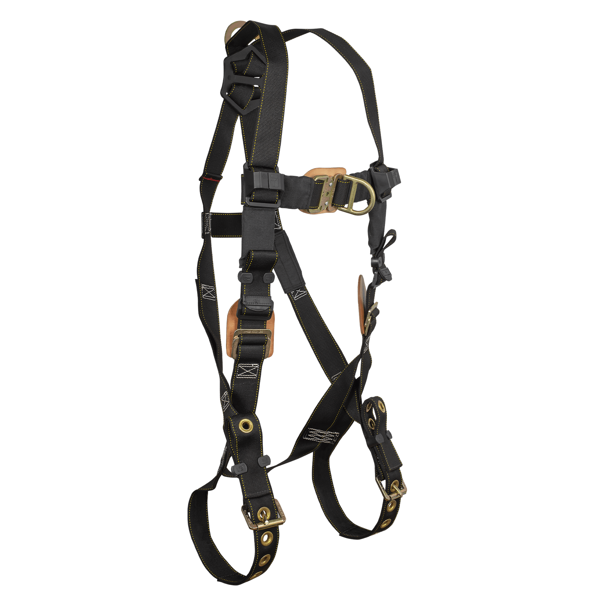 FallTech Arc Flash Nylon 2D Climbing Non-belted Harness - Tongue Buckle Leg - Large - 8087DFDL