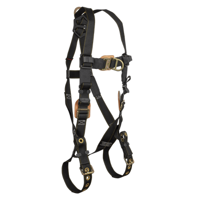FallTech Arc Flash Nylon 2D Climbing Non-belted Harness - Tongue Buckle Leg - Extra-Large - 8087DFDXL