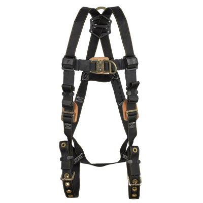 FallTech Arc Flash Nylon 2D Climbing Non-belted Harness - Tongue Buckle Leg - 8087DFD