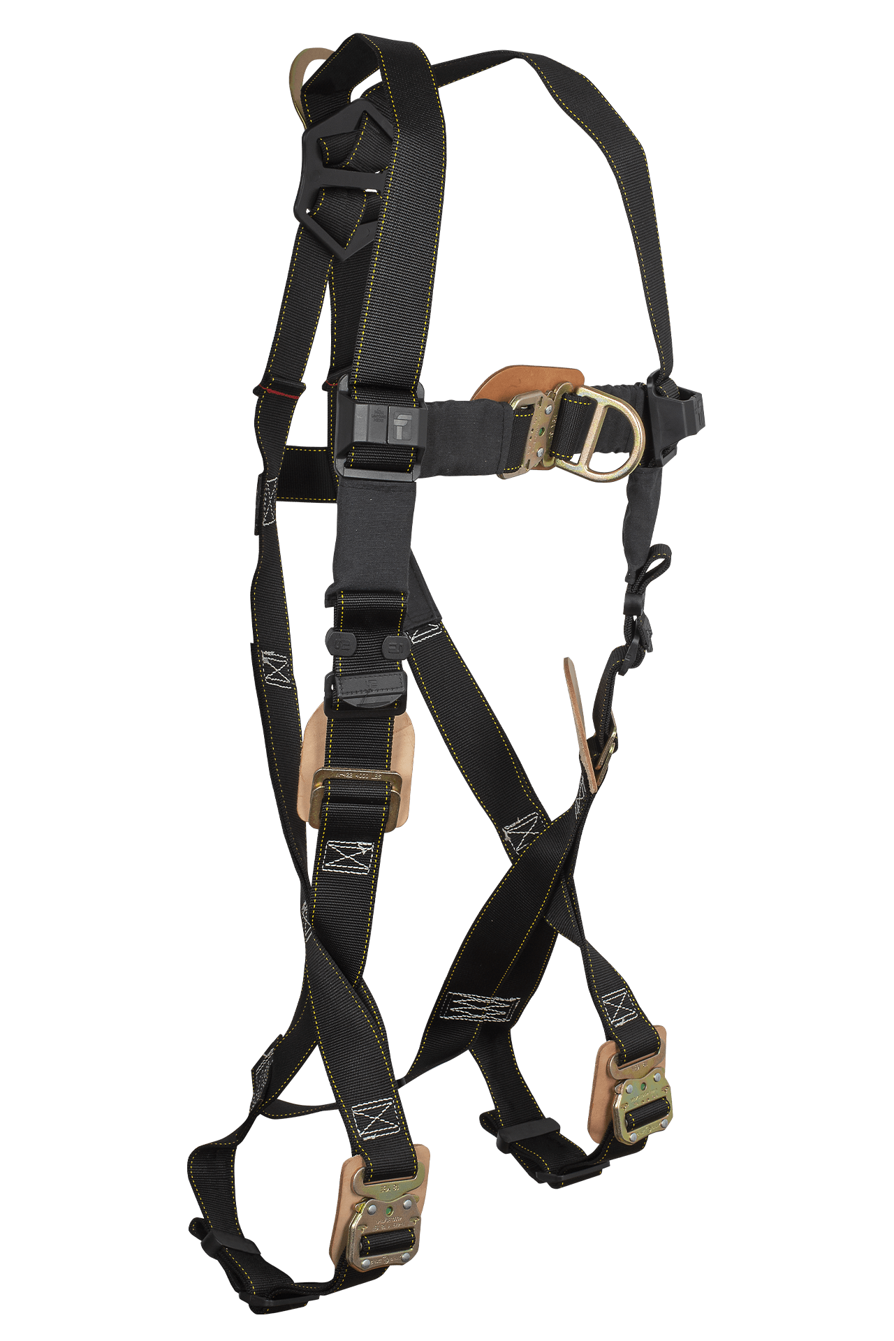 FallTech Arc Flash Nylon 2D Climbing Non-belted Harness - Quick Connect Leg - 2X - 8087DFDQC2X