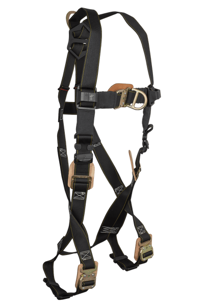 FallTech Arc Flash Nylon 2D Climbing Non-belted Harness - Quick Connect Leg - 8087DFDQC